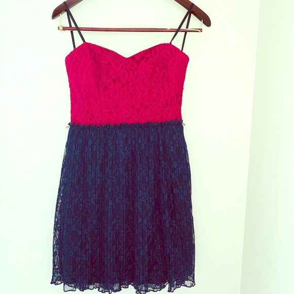 dELiA*s Dresses & Skirts - ✨dELiAS✨🔥NWT🔥Bright pink/blue cocktail mini 🍸